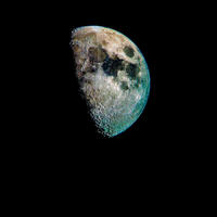Luna. Shot using a Celestron catadioptric telescope.