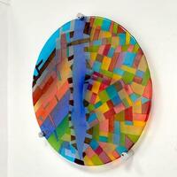A H Contemporary Glass - Malang - Fused Glass Wall Art