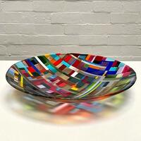A H Contemporary Glass - Tokai - Fused Glass Bowl