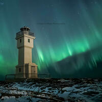 The Icelandic Light. The Old Akranes Lighthouse, Iceland