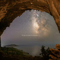 A Lost Time. Shot in a firmer Neanderthal cave in the Deep Mani, Peloponnese, Greece.