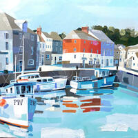 Bright Day, Padstow Harbour