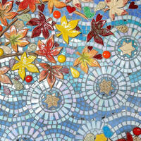 Maple Tree Mosaic Detail