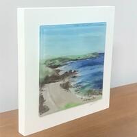 Hope Cove, Devon Fused Glass Painting