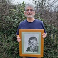 Malc Ford - enjoys creating portraits and social scenes mainly using willow charcoal