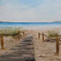 Boardwalk Painting with nJoyArt