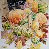 John Beaman- Charlecote Pumpkins and Squashes. Giclee print.