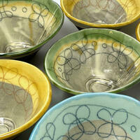 A selection of colourful bowls
