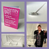 My silver spoon at Coventry Open 2023 Art Exhibition 