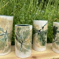 Oak Leaf Vases