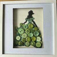 Button craft by Yvonne Brown