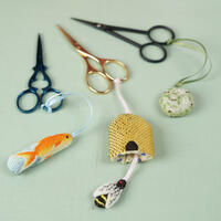 Scissor Fobs by Bethany Hughes of Blue Coppice