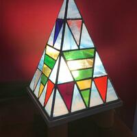 Pyramid Tiffany Lamp 