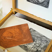 Dormouse Copper Drypoint Plate