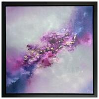 Pink abstract art by Jaimie Volkaerts
