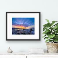 Sunrise at Thingvellir - example framed