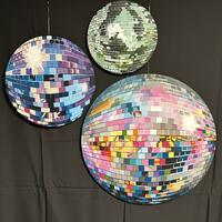 Individual disco balls for your walls