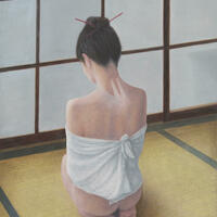 "Maiko", oil on canvas, 70 x 50 cms.