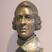 Capability Brown, Bronze Resin on Blue lias