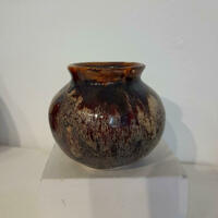 Small brown vase £35