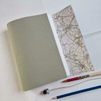 Map Journals are Custom Made with Maps of your choice!