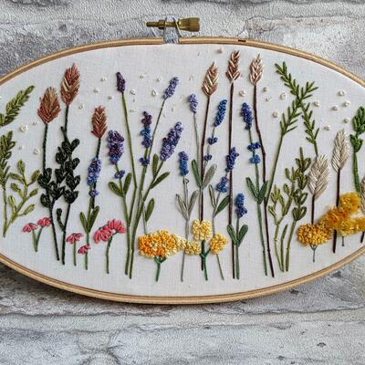 Embroidery Wild Flowers