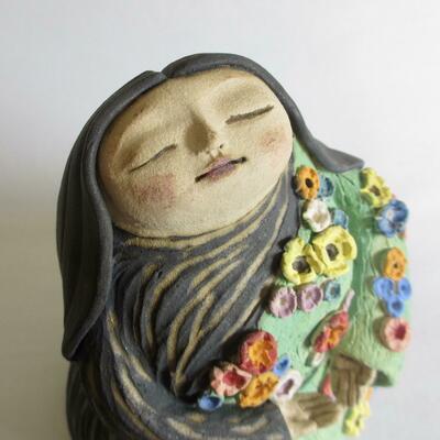 Life-Death Mother, stoneware with slip & stain and oxides