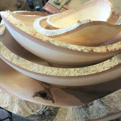 Birch bowls