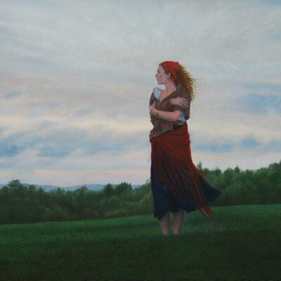 "Outcast", oil on canvas, 122 x 92 cms.