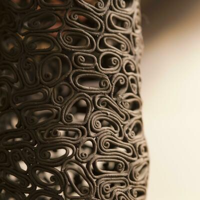 Nicolette's amazing, textured ceramic forms
