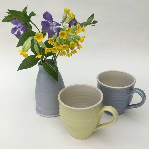 Small vase and espresso cups