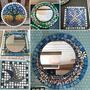 This is a selection of mosaics made at previous workshops