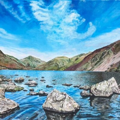 Cecilia Lane - Wastwater - Acrylic on canvas