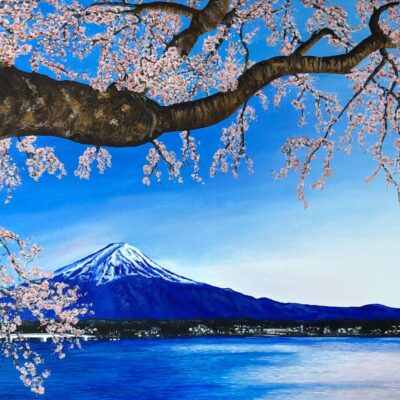 Cecilia Lane - Mount Fuji - Acrylic on canvas