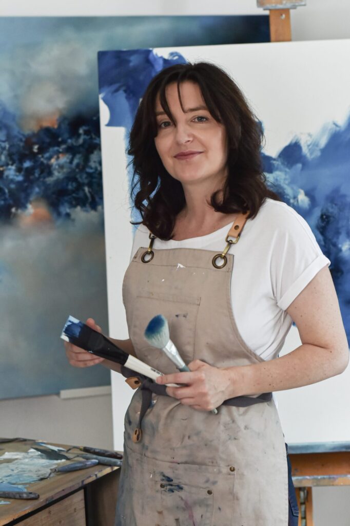Artist Jaimie Volkaerts in Studio