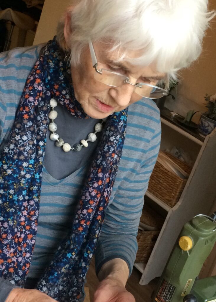 Working with discarded sketches, doodles, scribbles and oddments to make a richly textured collage