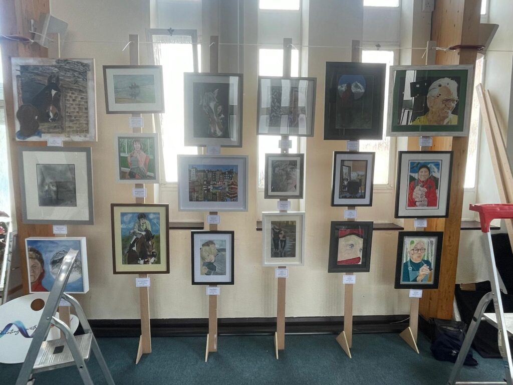 This is our exhibition work for 2025 a mixture of work with a theme of People in Places
