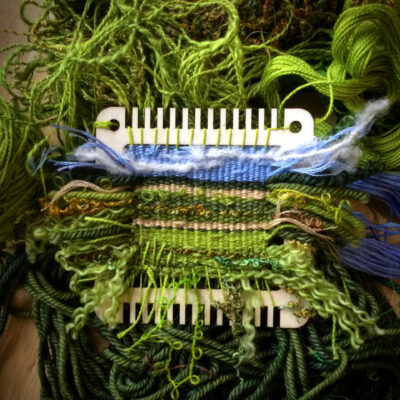 Warwickshire. Small hand weaving.