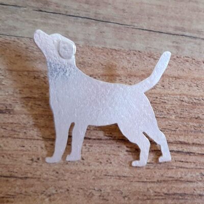 Hand created Labrador pin