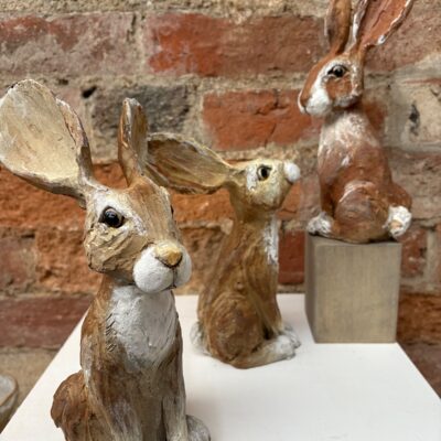 Ceramic Hares