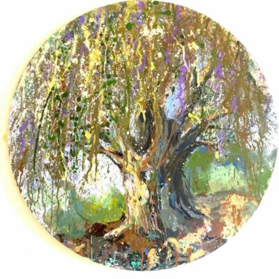 POPI K 'Fairy Tree' 80cm in diameter Acrylic on canvas