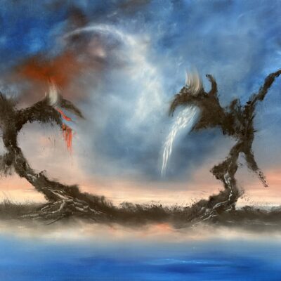 Going Deeper III (Oil on canvas paper - 42cm x 59.5 cm)