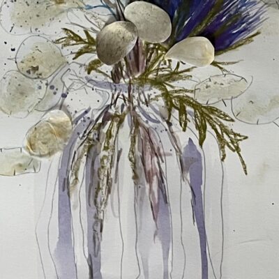 Honesty - mixed media.