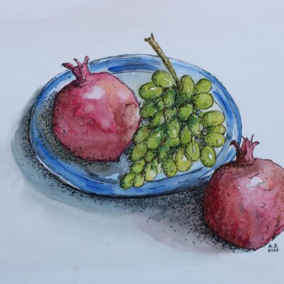 30cm X 40cm, Watercolour