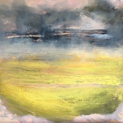 Oil on board, framed 15x15cm