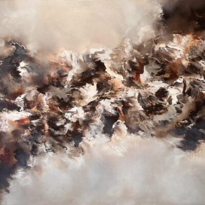 The Path Taken / Neutral Abstract Art / 120cm x 60cm