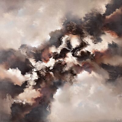 The Journey / Neutral Abstract Art / 80cm x 80cm