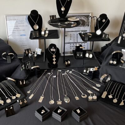 My stand laid out at an event