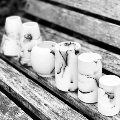Small naked raku pieces