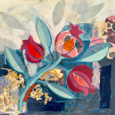 Mixed media painting